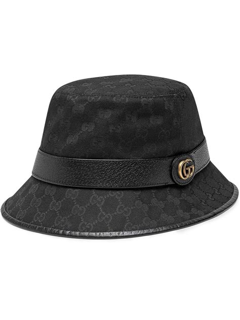 gucci bucket hat black.